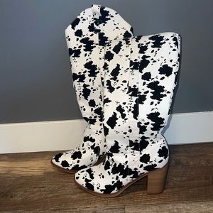 Altar’d State cow print boots